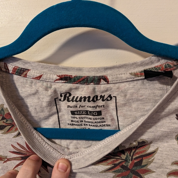 Rumors t-shirt L palm design - Picture 2 of 3